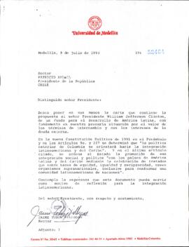 [Remite carta de Presidente William Jefferson]