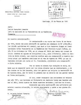 [Informa en relación a subvención recibida]