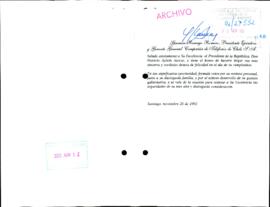 [Saludo de Cumpleaños del Presidente Ejecutivo y Gerente General de Compañía de Teléfonos de Chile]