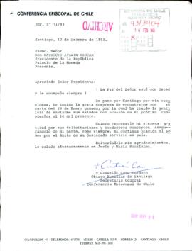 [Carta de Conferencia Episcopal de Chile]
