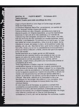 Recital 15 : Puerto Montt
