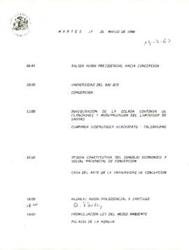 Programa Martes 1 de Marzo de 1994