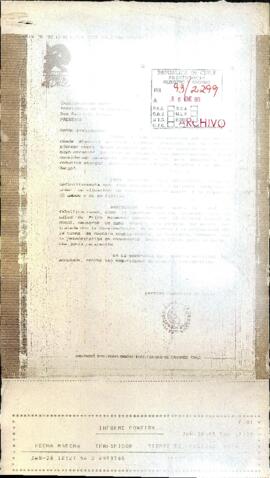 [Carta por petición de asilo político de Erich Honecker a Chile]