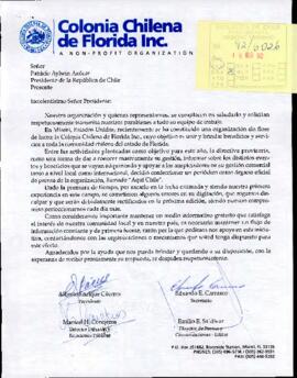 [Informa la creación de "Colonia Chilena de Florida Inc."]