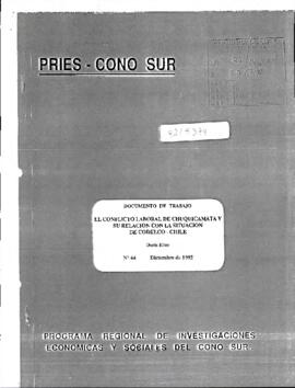 [Documentos de Trabajo Pries - Cono Sur]
