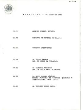 Programa Miércoles 06 de Enero de 1993.
