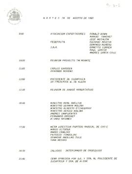Programa Martes 24 de Agosto de 1993.