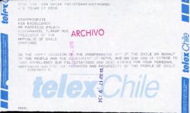 [Telex, saludo por fiestas patrias]