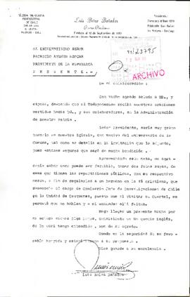 [Invitación de Iglesia Metodista a servicio de acción de gracias]