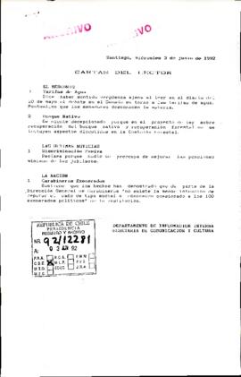 Cartas del Lector