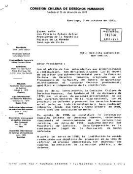 Solicita subvención estatal