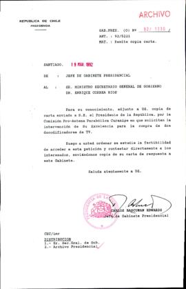 Remite copia carta