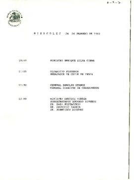 Programa Miércoles 24 de Febrero de 1993.