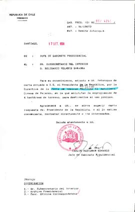 [Remite fotocopia de carta que se indica a Subsecretario del Interior]