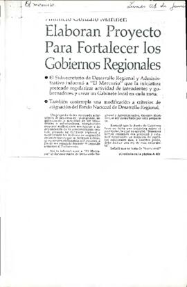 [Copia de notas de prensa en relación a los gobiernos regionales]