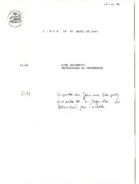 [Agenda] Lunes 29 de marzo de 1993