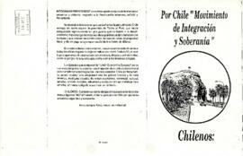 Por Chile, Movimiento de Integración y Soberanía