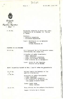 [Documento de la Embajada de la República de Argentina en Chile]