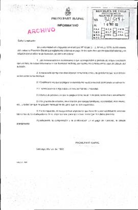 Informativo Promepart Isapre