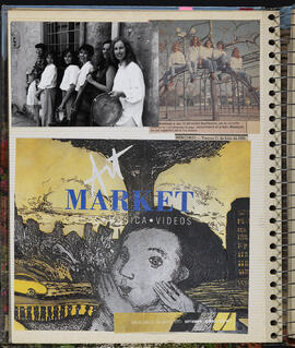 Imágenes del Grupo Mazapán y Publicidad revista Art Market