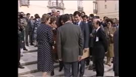 Presidente Aylwin visita el Palacio Real de El Pardo : video