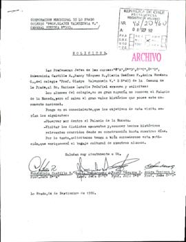 [Solicitud de visita]