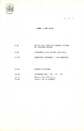 Agenda del 13 de Julio de 1990