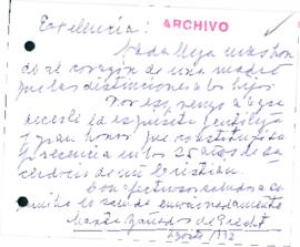 [Invitación a los 25 años de sacerdocio de Cristián Precht]