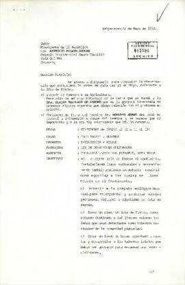 [Carta de Carmen Guzmán al Presidente Patricio Aylwin Azócar]