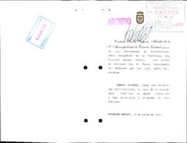 [Saluda por aniversario del Gobierno]