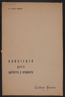 Concierto para guitarra y orquesta