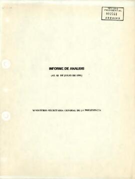 Informe de Análisis (al 18 de julio de 1991)