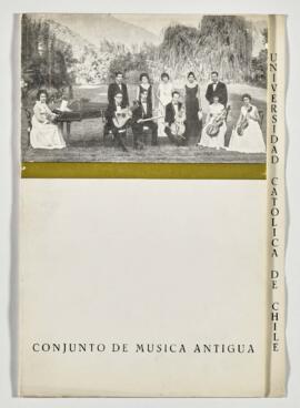 Programa: Presentación en España del conjunto de música antigua de la universidad católica de chile