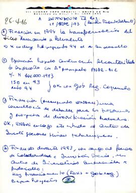 Apuntes políticos sobre financiamientos