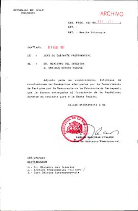 [Remite fotocopia de documentos que se indica a Ministro del Interior]