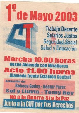 1° de Mayo 2003