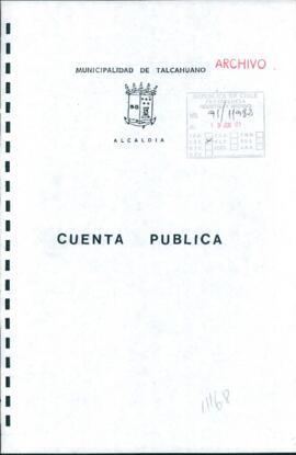 Cuenta Pública Alcaldía Municipalidad de Talcahuano