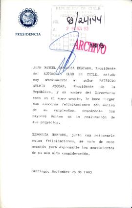[Saludo de cumpleaños]