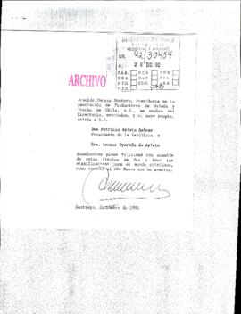 [Saludo de Navidad y Año Nuevo de Presidente de la Asociación de Productores de Salmón y Trucha de Chile, A.G.]