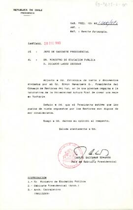 [Carta remitida de Erwin Haverbeck]