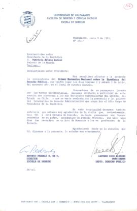 [Invitación al Primer Encuentro Nacional sobre la enseñanza del derecho público de la Universidad de Valparaíso ]