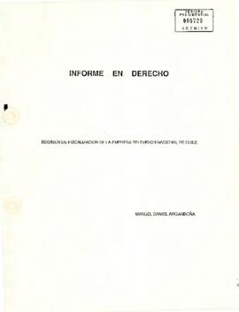 Regimen de fiscalización de la Empresa Televisión Nacional de Chile: Informe en derecho