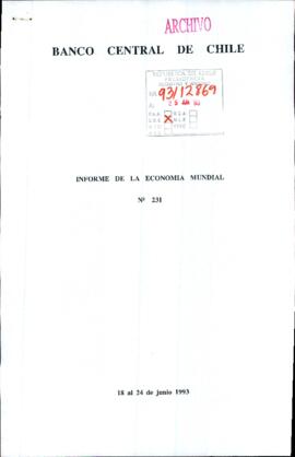 [Documento: "Informe de la economía mundial N° 231"]
