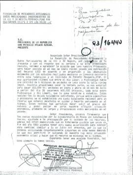 [Carta de Federación de Pescadores Artesanales de Buzos Mariscadores Independientes de III y IV Región]