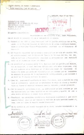 [Carta del Centro de General de Padres y Apoderados del Liceo Municipal C-40 de Quellón]