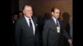 Imágenes del Presidente Aylwin en Reunión de Presidentes de América Latina: video