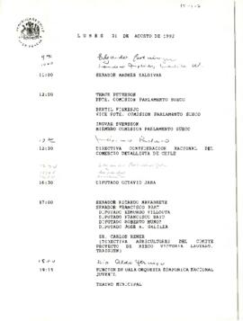 Programa 31 de Agosto de 1992