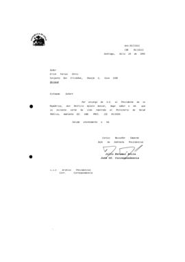 Carta remitida al Ministerio de Salud Pública