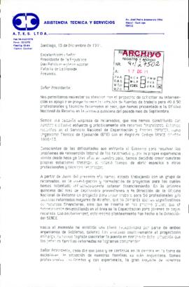 [Solicita apoyo para la creación de empleos]