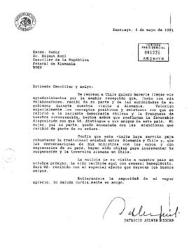 [Carta a Helmut Kohl]
